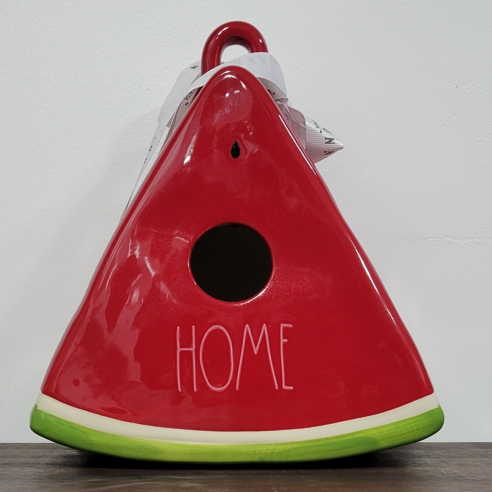 Rae Dunn Watermelon Birdhouse